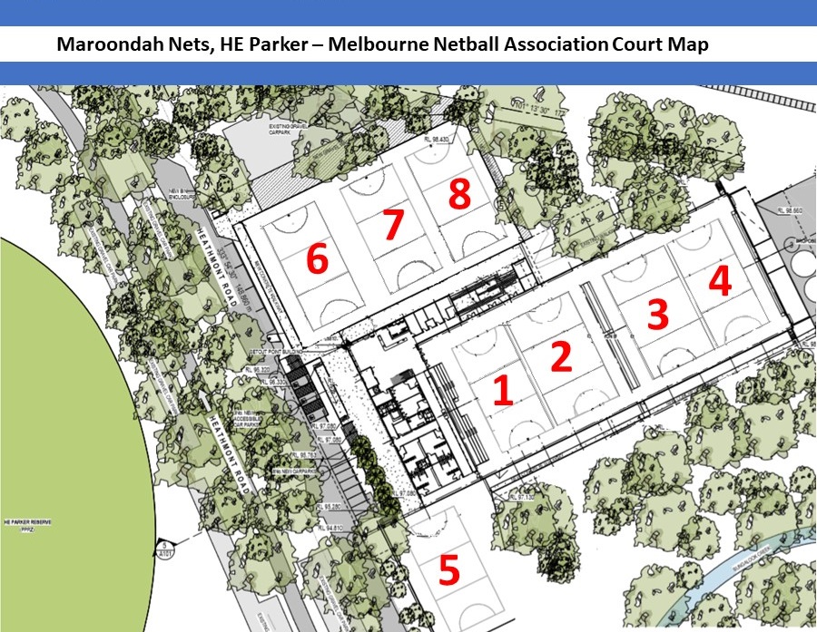 MAroondahNetsNetballCourtMap – Melbourne East Netball Association