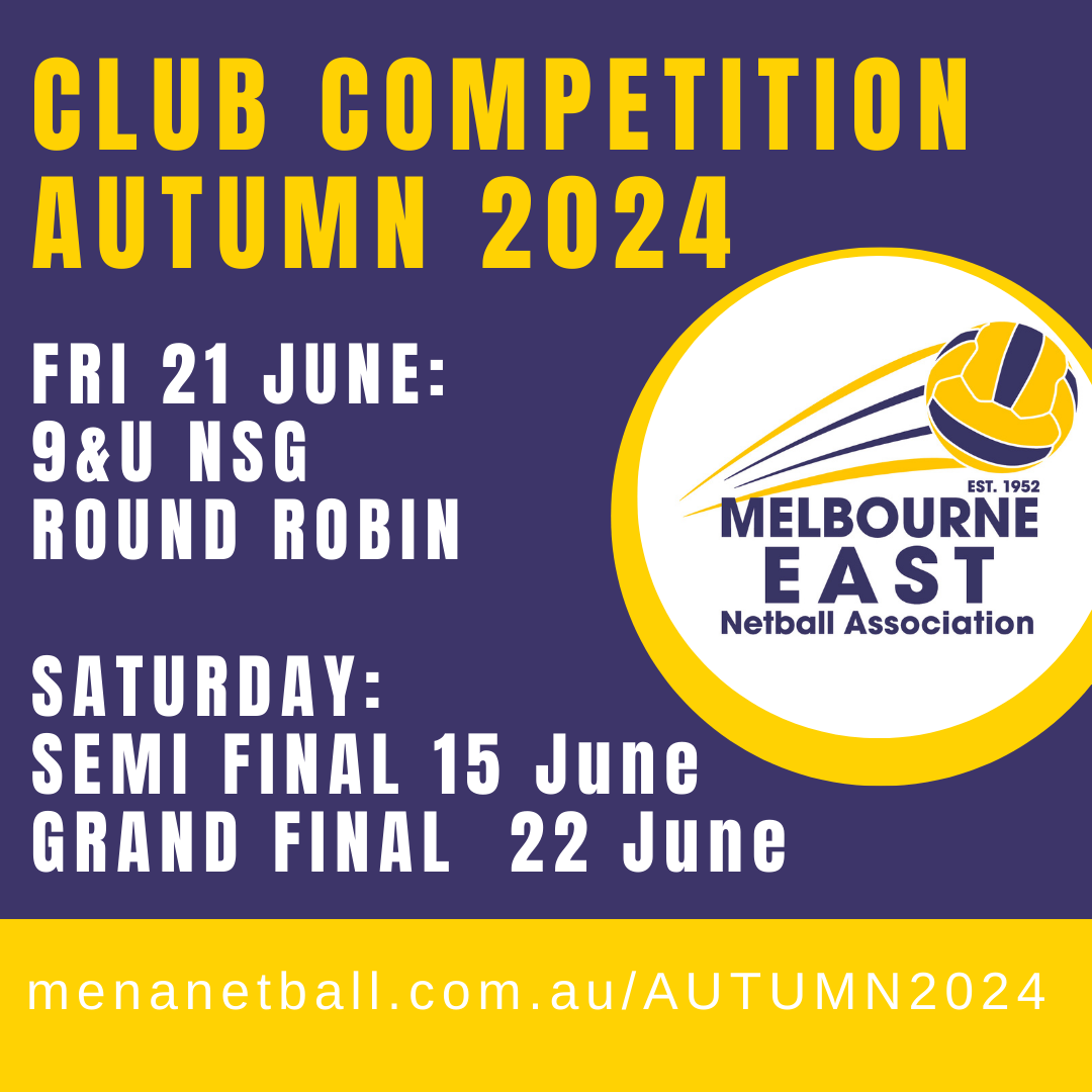 Autumn 2024 – Melbourne East Netball Association